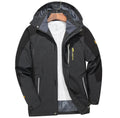 Men's waterproof hiking jacket front view