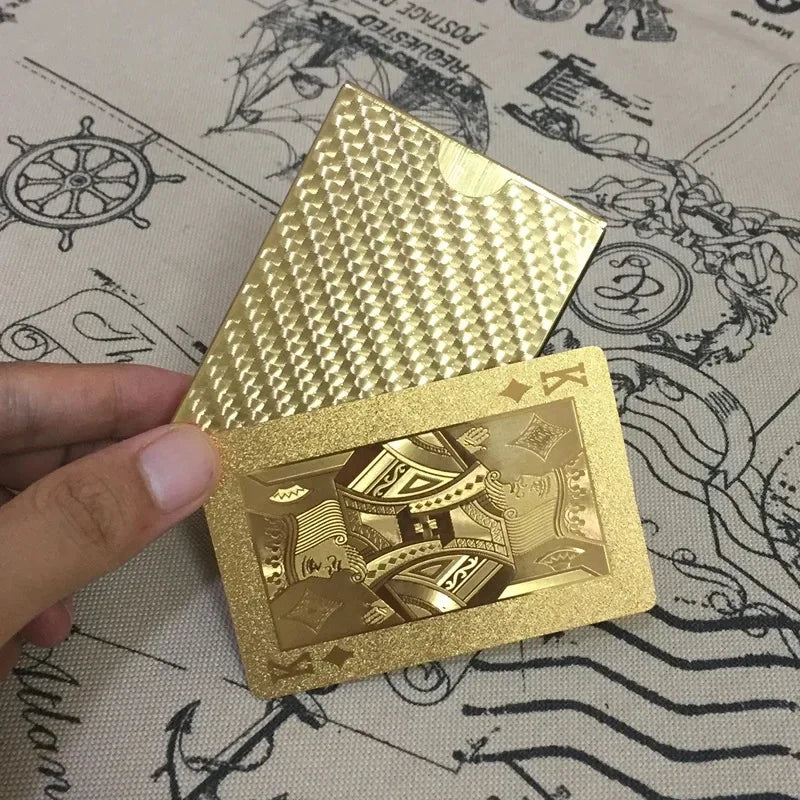 Prank Poker 24K Gold Foil Playing Cards