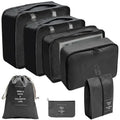 7/10 Pcs Set Travel Organizer Storage Bags Suitcase Packing Cubes Cases Portable Wardrobe Luggage Clothes Shoe Pouch Fold