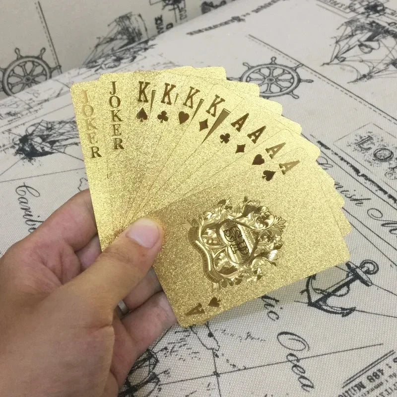 Prank Poker 24K Gold Foil Playing Cards
