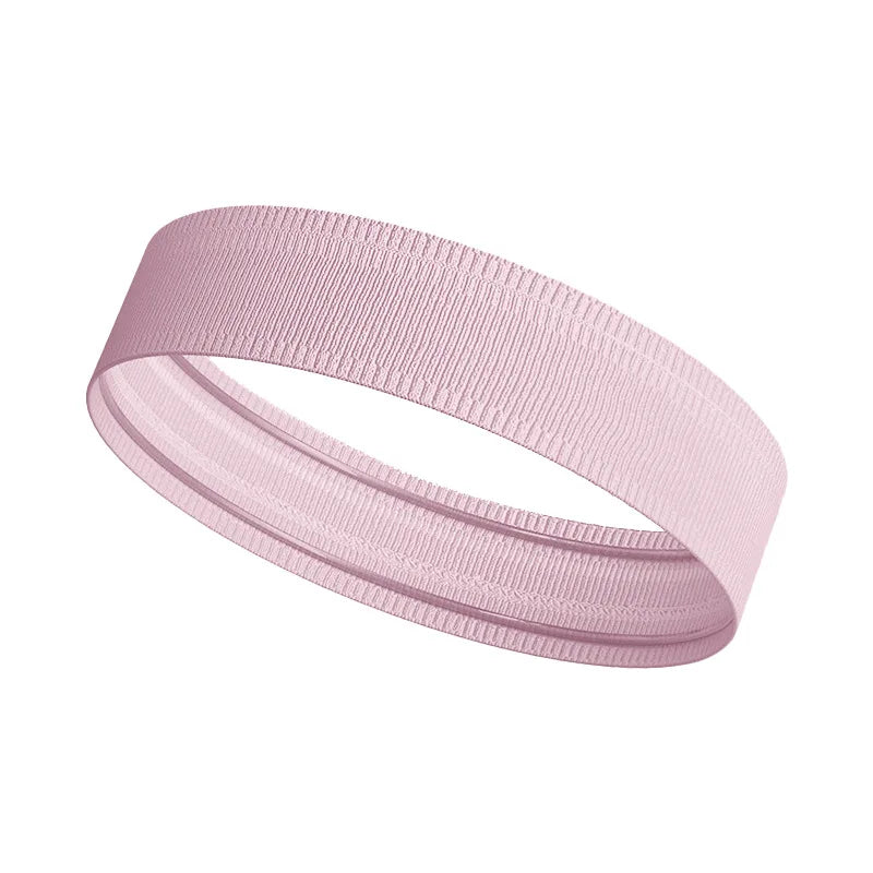 Sports Elastic Headband With Sweat Absorption And Anti Slip Moisture Fitness Yoga Tennis Cycling Sweatband Men Women Hair Band