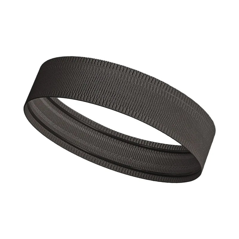 Sports Elastic Headband With Sweat Absorption And Anti Slip Moisture Fitness Yoga Tennis Cycling Sweatband Men Women Hair Band