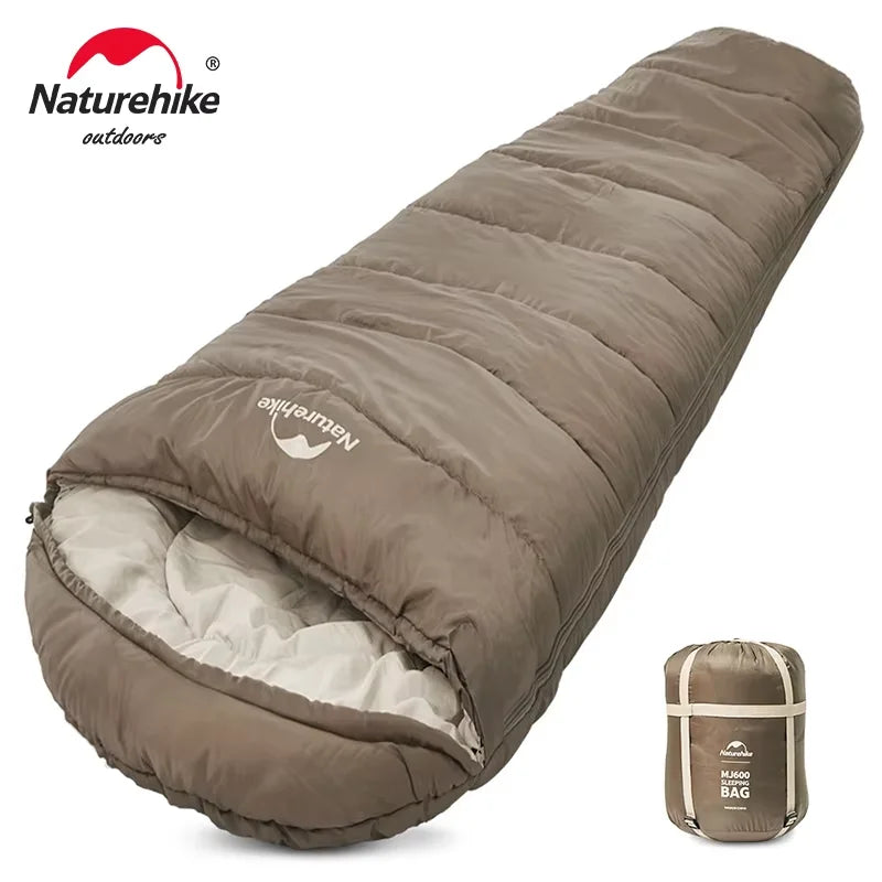 Naturehike MJ300 mummy sleeping bag packed