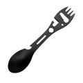 Outdoor Fork Spoon Versatile Outdoor Camping Tool Lightweight Fork Spoon Bottle Opener for Survival Tactical Utility for Easy