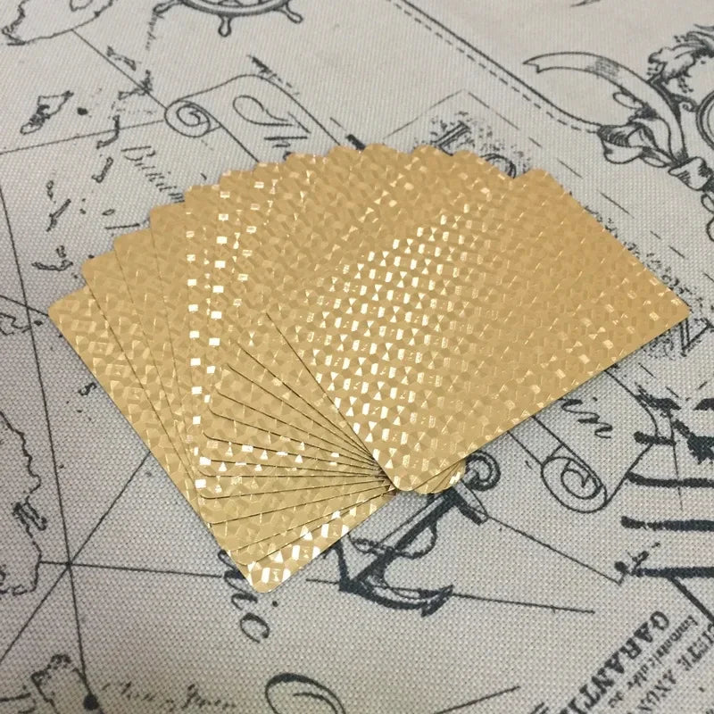 Prank Poker 24K Gold Foil Playing Cards