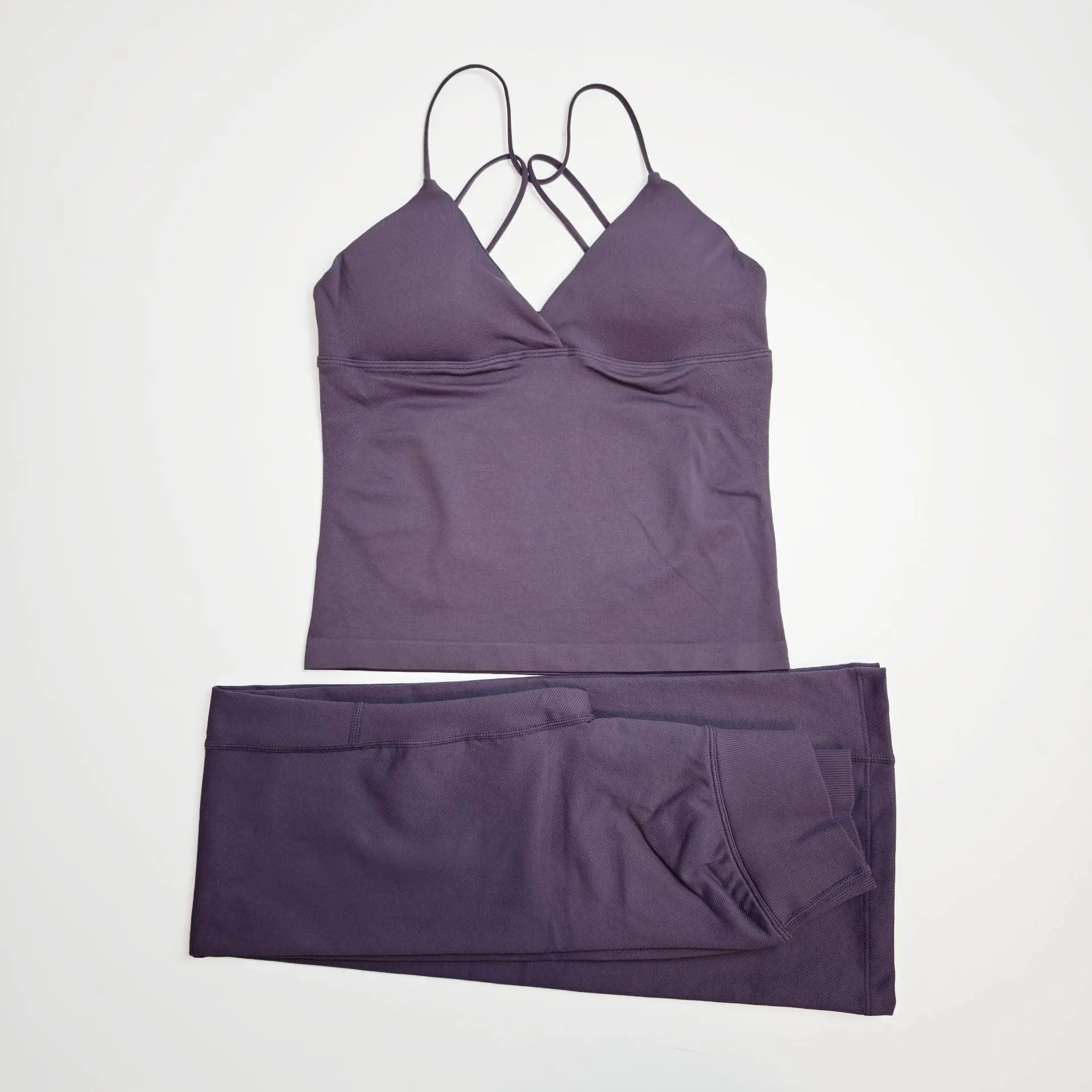Workout set worn